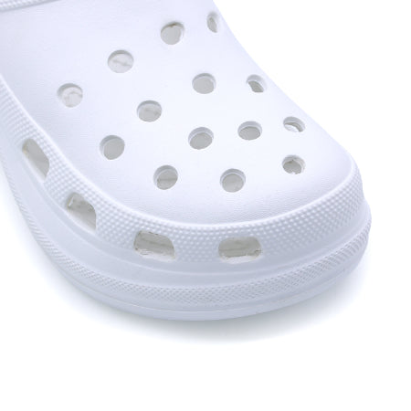 Chunky White Foam Clogs