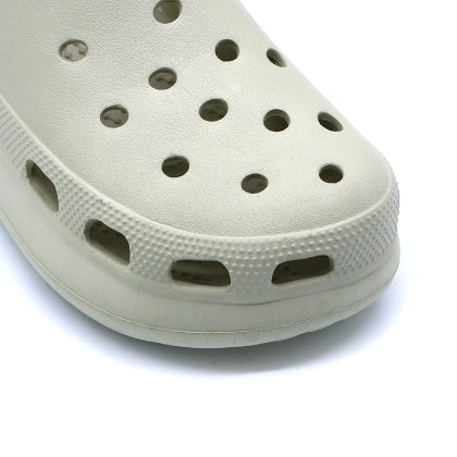 Thick Greige Foam Clogs