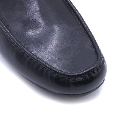 BLACK DRIVER LOAFER