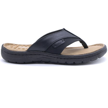 Comfit Wellness Black Thong Slides