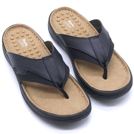 Comfit Wellness Black Thong Slides