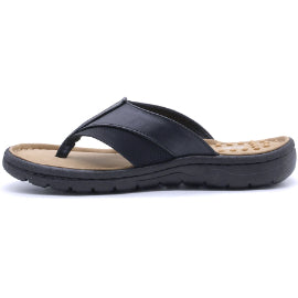 Comfit Wellness Black Thong Slides