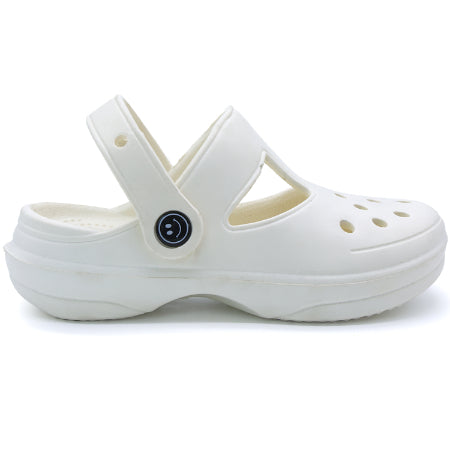 Baby White Foam Clogs