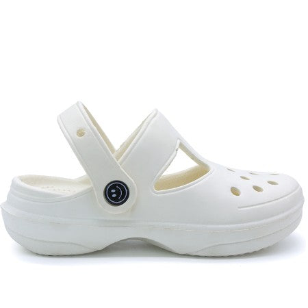 Baby White Foam Clogs