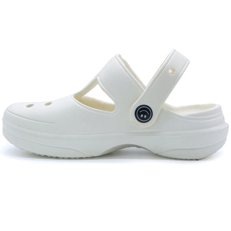 Baby White Foam Clogs