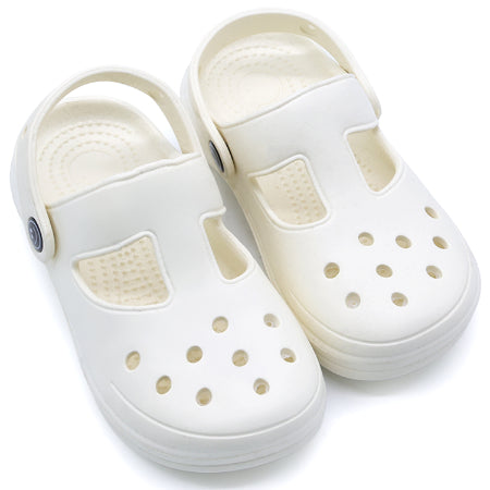 Baby White Foam Clogs
