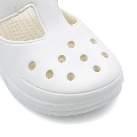 Baby White Foam Clogs