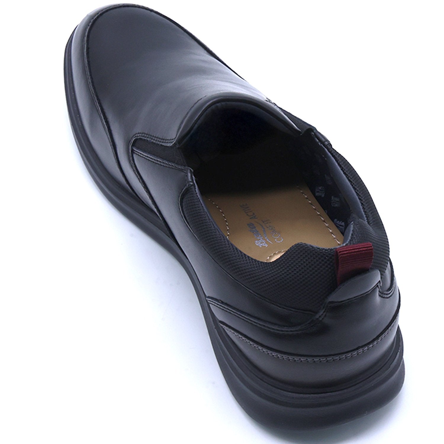 Comfit Black Slip-ons