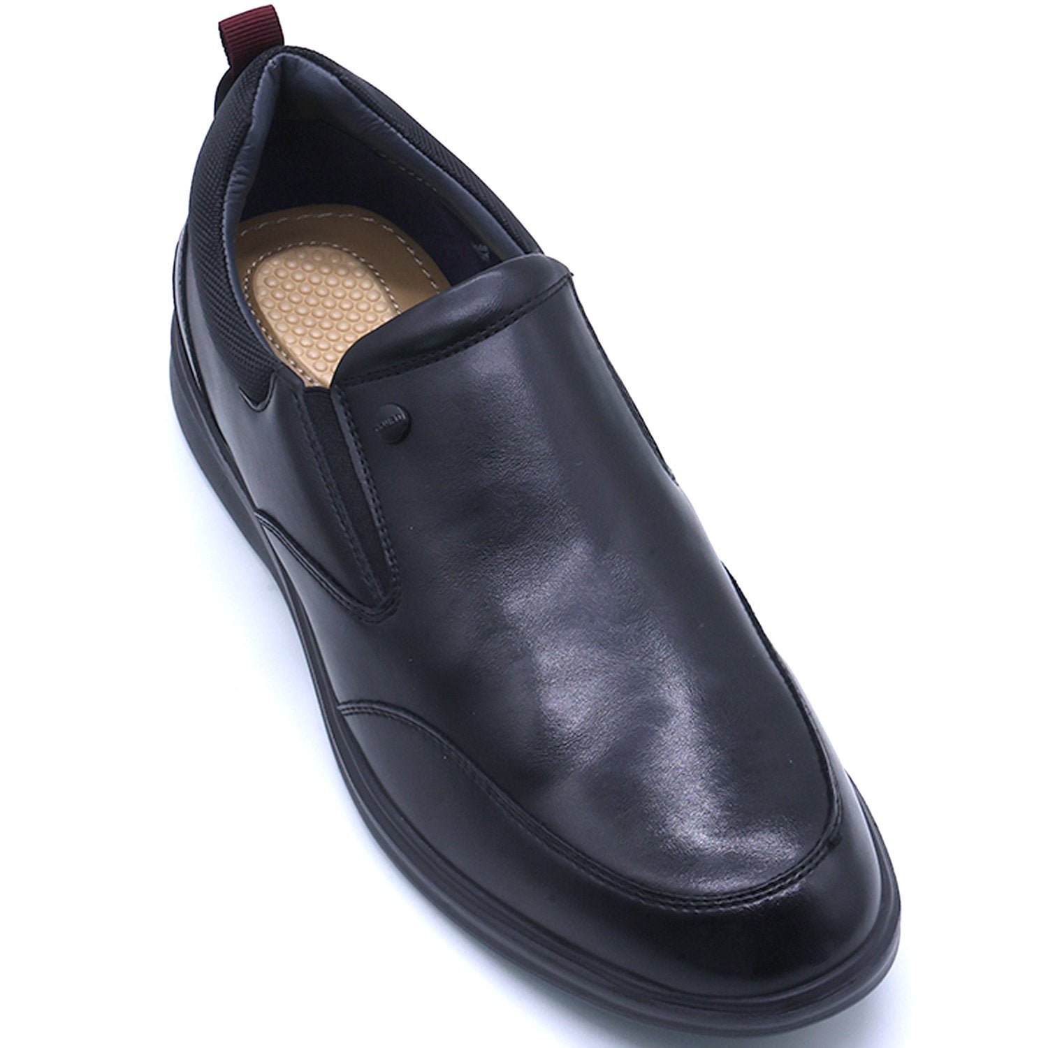 Comfit Black Slip-ons