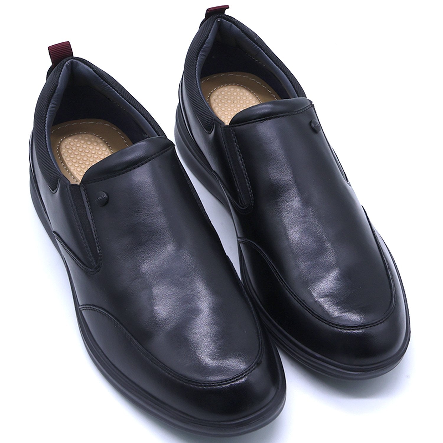 Comfit Black Slip-ons