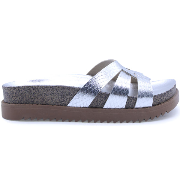 BR Silver Printed Cork Slides