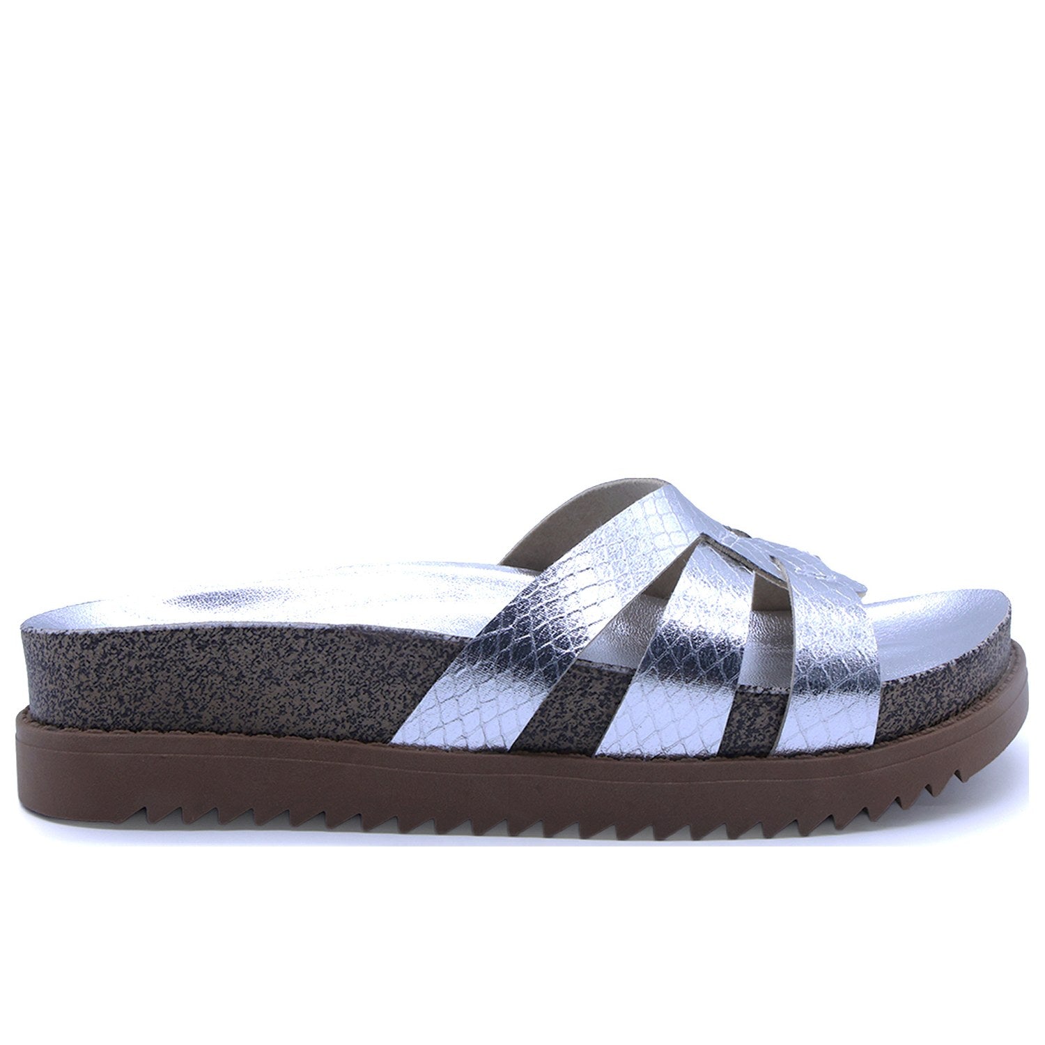BR Silver Printed Cork Slides