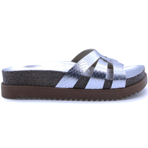BR Silver Printed Cork Slides