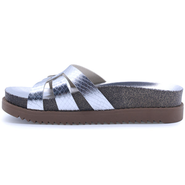 BR Silver Printed Cork Slides