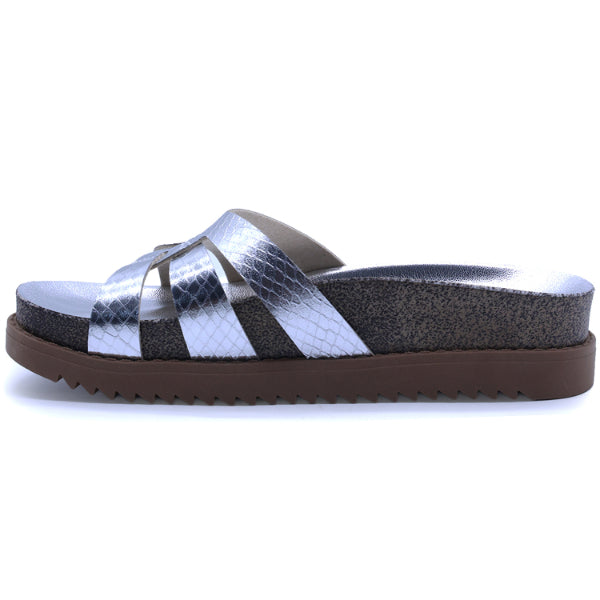 BR Silver Printed Cork Slides