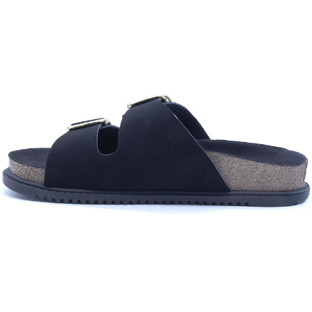 BR Black Nubuck Slides