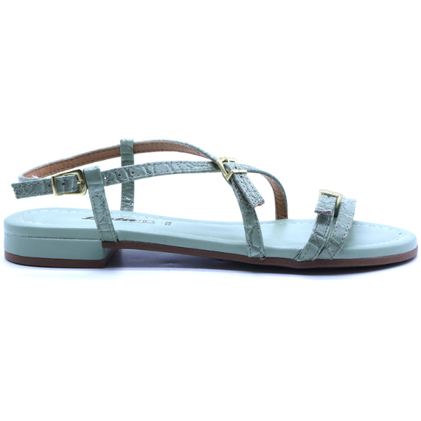 BR Strappy Printed Mint Sandals