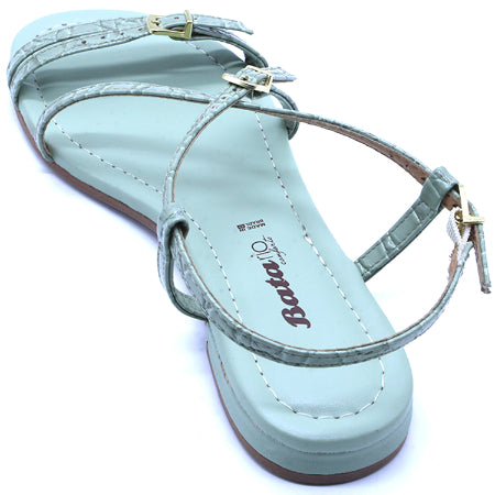 BR Strappy Printed Mint Sandals