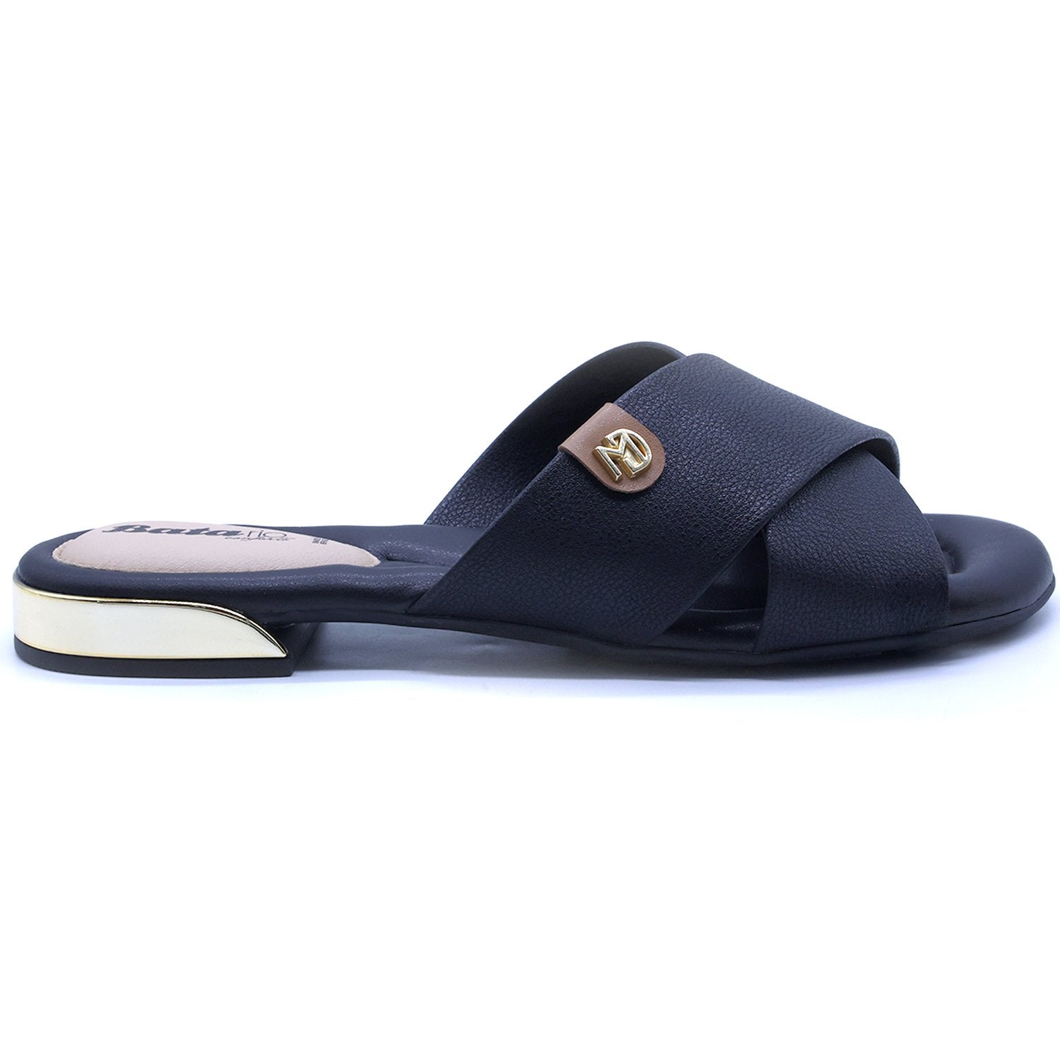 BR Gold Trim Black Slide