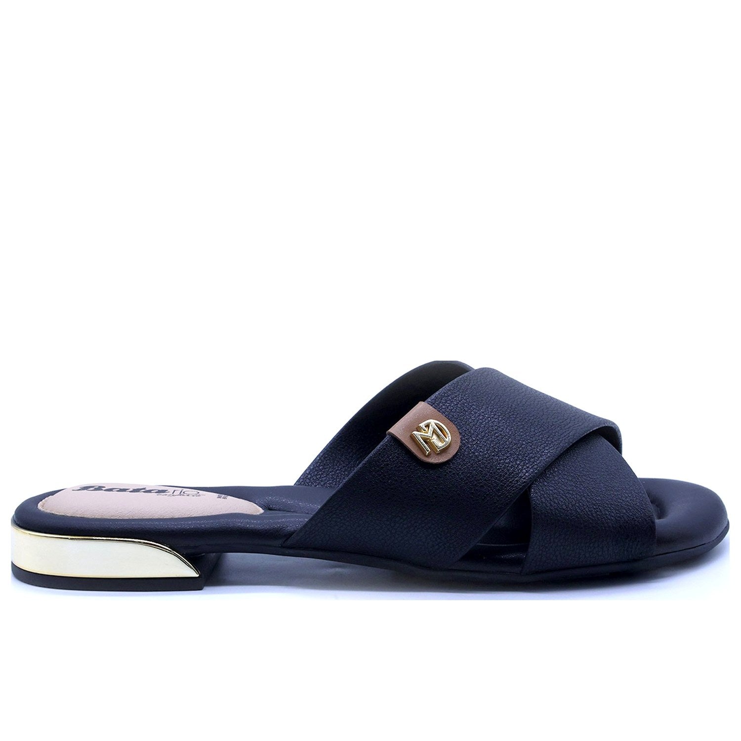 BR Gold Trim Black Slide