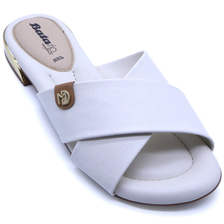 BR Gold Trim White Slide