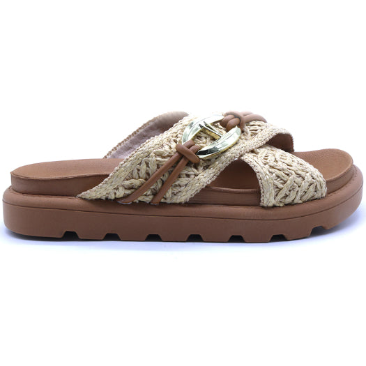 BR Natural Weave Chunky Slide