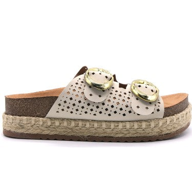 BR White Perforated Cork Slide (