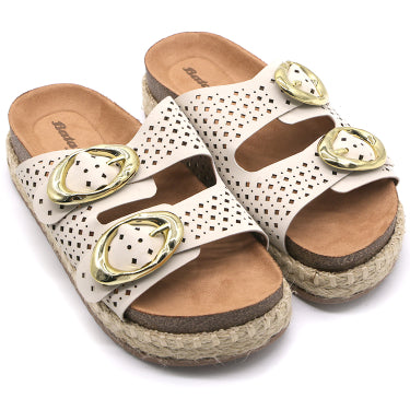 BR White Perforated Cork Slide (