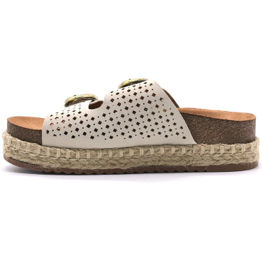 BR White Perforated Cork Slide (
