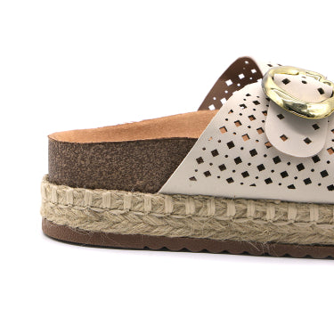 BR White Perforated Cork Slide (