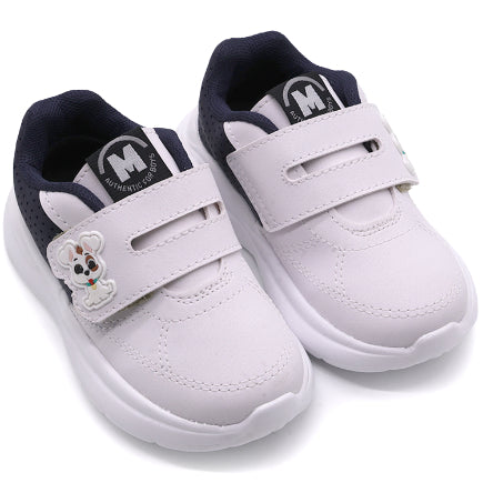 BR White Baby Puppy Sneakers