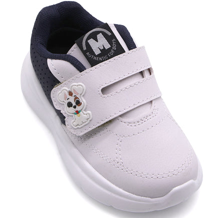 BR White Baby Puppy Sneakers
