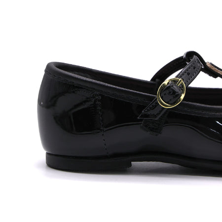 BR GLITTER HEART BLACK MARY JANES