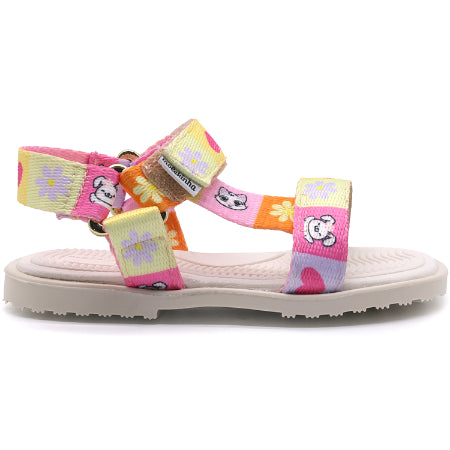 BR BABY GIRL PRINTED SANDALS