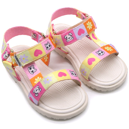 BR BABY GIRL PRINTED SANDALS