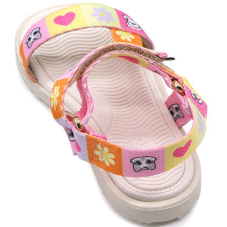 BR BABY GIRL PRINTED SANDALS