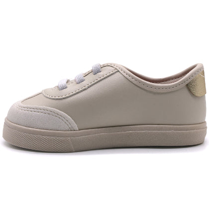 BR Baby Beige Metallic Stripe Sneakers