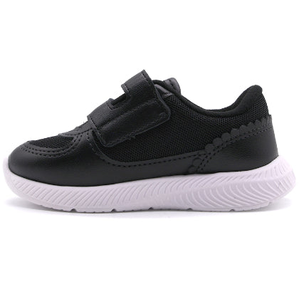 BR Baby Black Heart Charm Sneakers