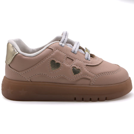 BR Baby Girl Pink Fun-Lights Sneakers