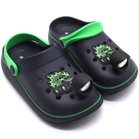 BR Boys Flashlight Clogs