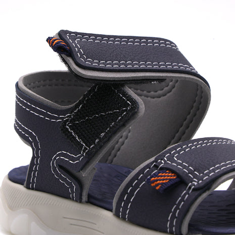 BR Baby Boys Navy Fun Lights Sport Sandals