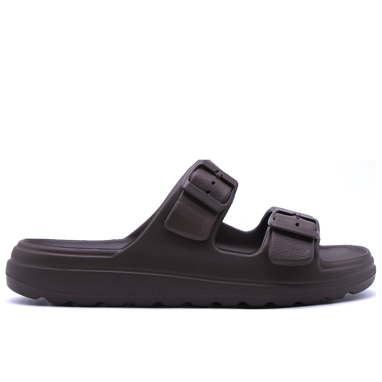 BR Brown Lightweight Dbl Strap Slides