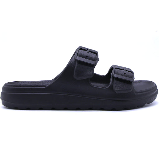 BR Black Lightweight Dbl Strap Slides