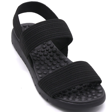 BR Reflex Tech Black Knit Sandal
