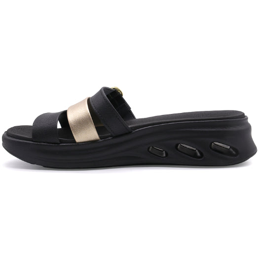 BR Airwalk Black & Gold Slide