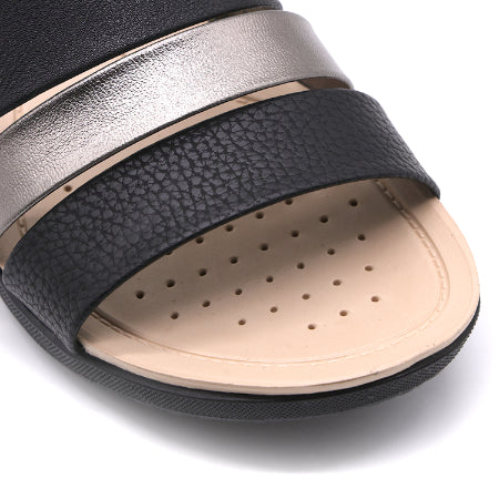 BR Dry Tech Black & Pewter Slides