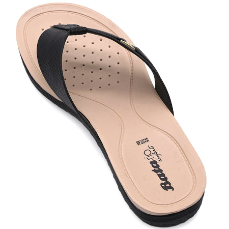 BR Dry Tech Black Thong Slides