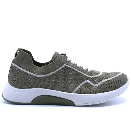 Br Olive Knit Comfort Sneakers