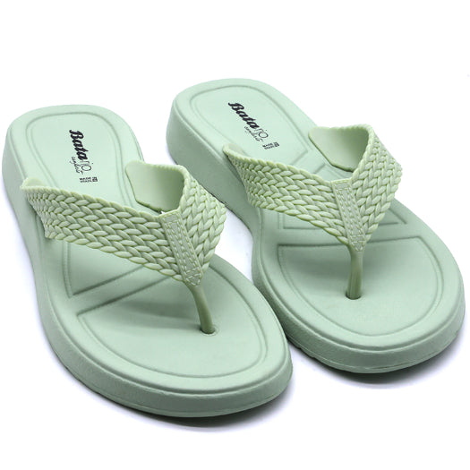 BR Mint Green Braided Thongs