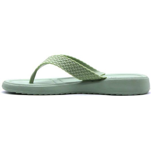 BR Mint Green Braided Thongs